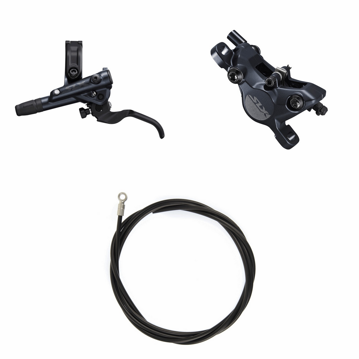 SHIMANO SLX Bremse (sett) BRM7100JT BLM7100 Resin 1000 (svart)