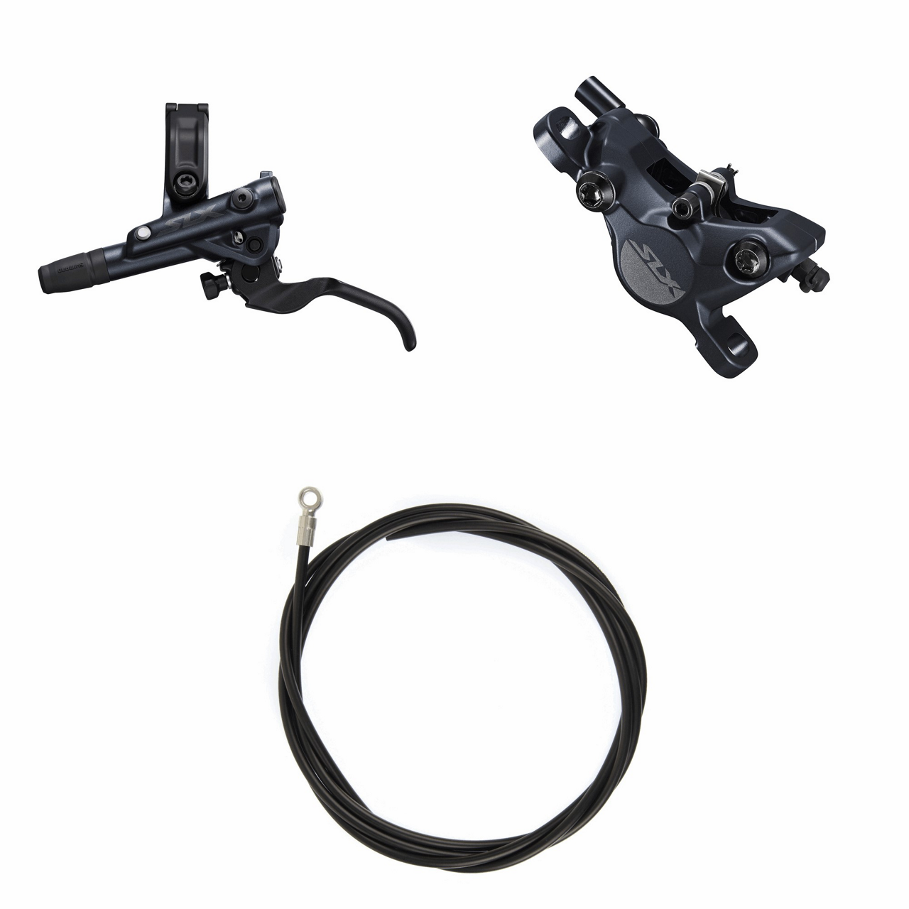 SHIMANO SLX Bremse (sett) BRM7100JT BLM7100 Resin 1000 (svart)