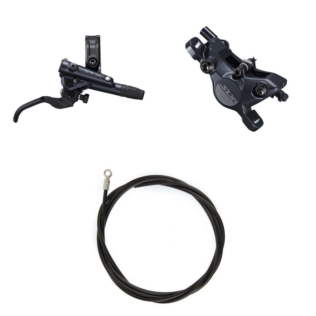 SHIMANO SLX Bremse (sett) BRM7100JT BLM7100 Resin 1000 (svart)