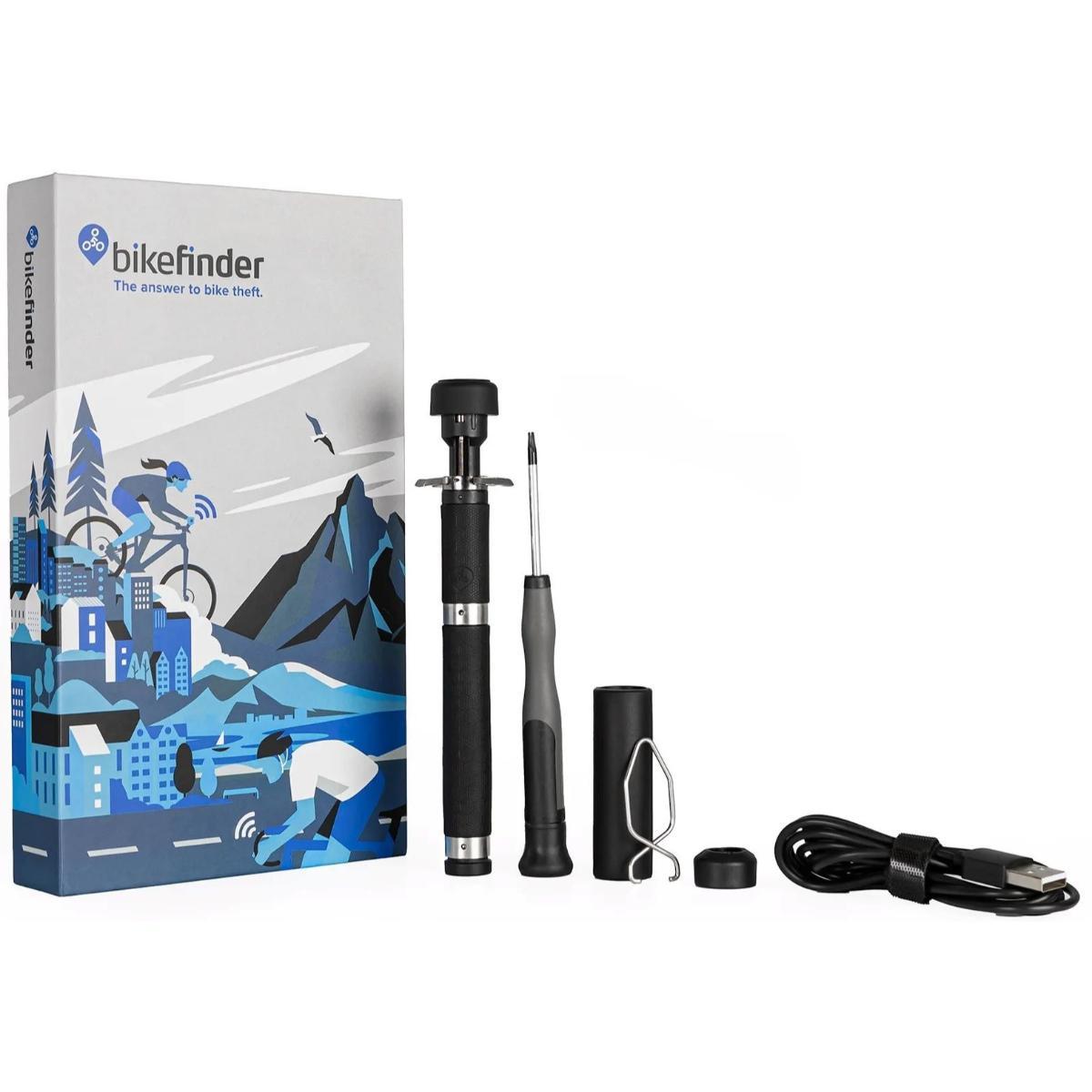 BikeFinder Gen2 GPS tracker for elsykkel - komplett sett