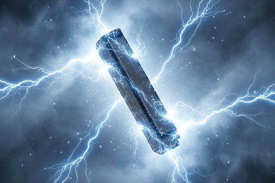 Batteri til elsykkel med elektrisk storm rundt seg