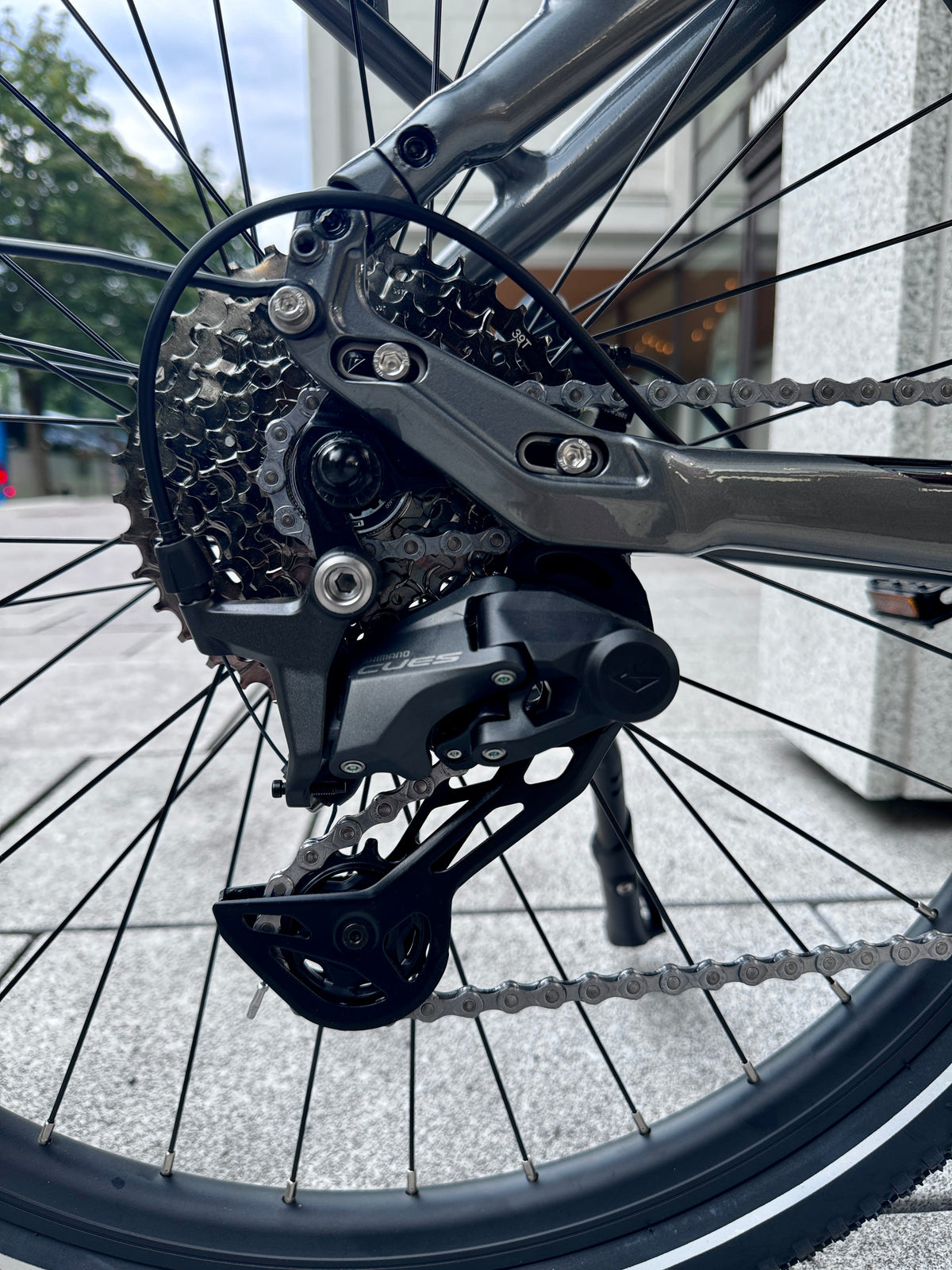 Mechanic Arts Flyr classic elsykkel i titan farge