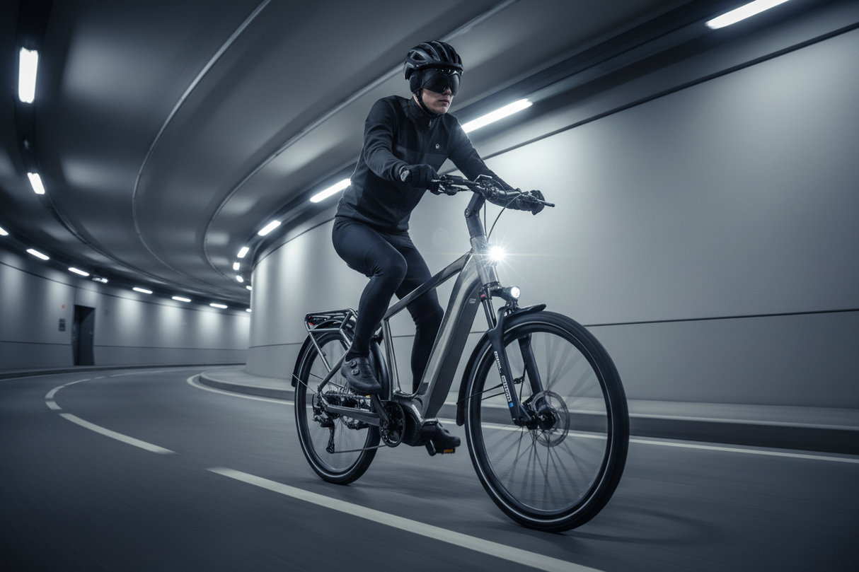 Mechanic Arts Rídr elsykkel for pendling