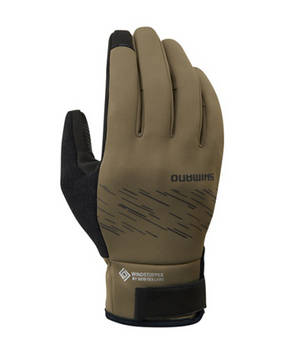SHIMANO WINDSTOPPER® ISOLERTE HANSKER Unisex Sandbrun