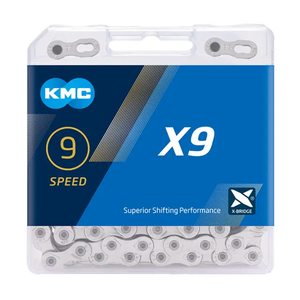 KMC X9 kjede detalj Double X-Bridge design
