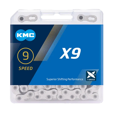 KMC X9 kjede detalj Double X-Bridge design