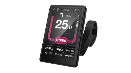 Display, stort midtstilt LCD farge