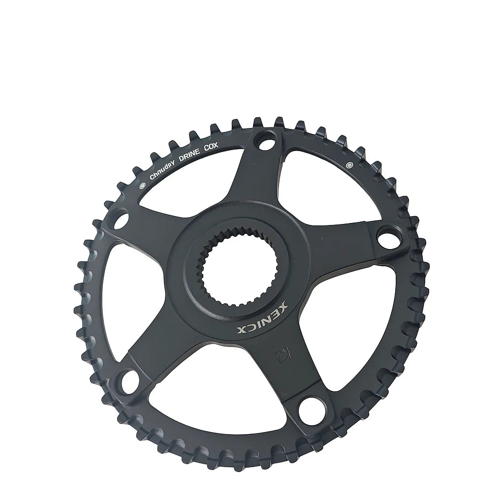 Gates beltehjul med spider til elsykkel - Carbon Drive beltedrift 44T 46T 48T 50T