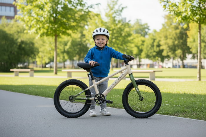 Mechanic Arts Baldr barnesykkel 16 tommer for barn 4-6 år"