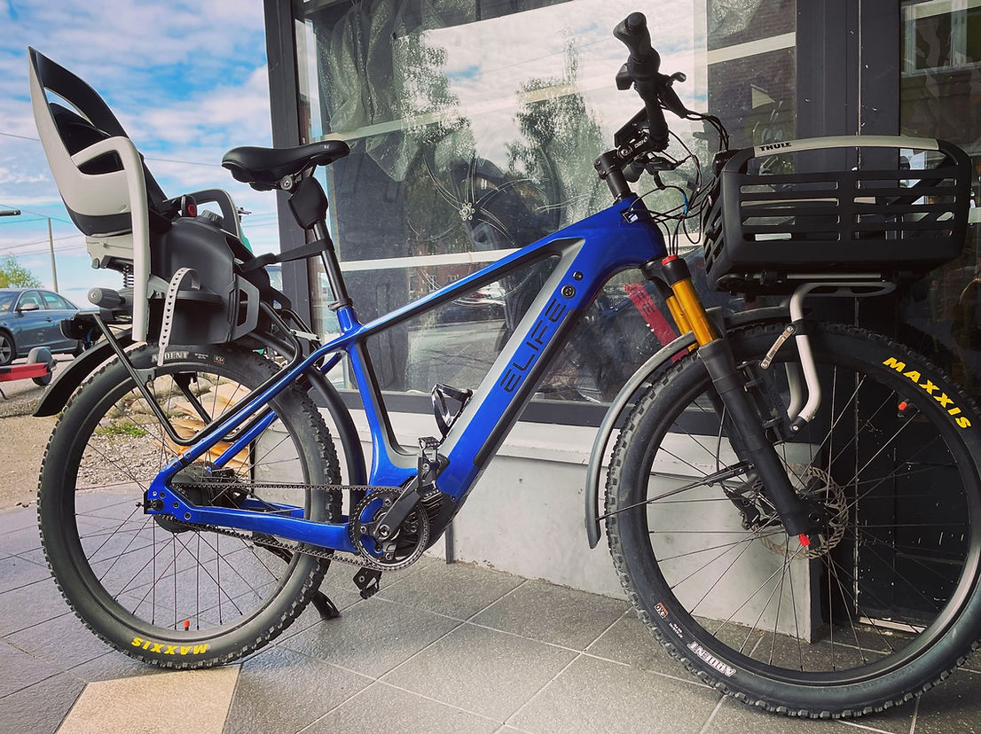 Elife Puma elsykkel i bruk - kraftig terrengsykkel med Bafang motor