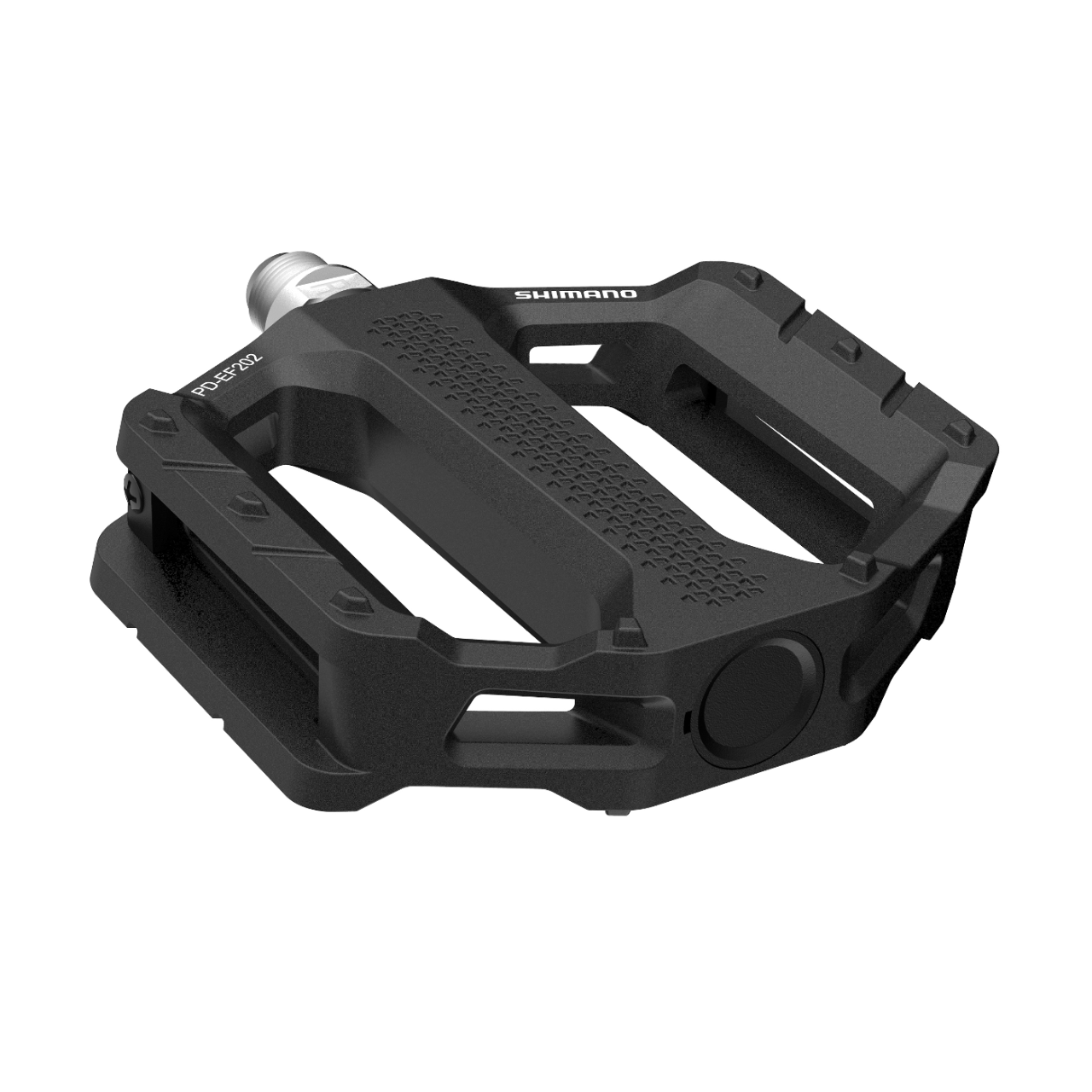 Shimano PD-EF202 flate pedaler til elsykkel - elegant fargefinish og godt grep