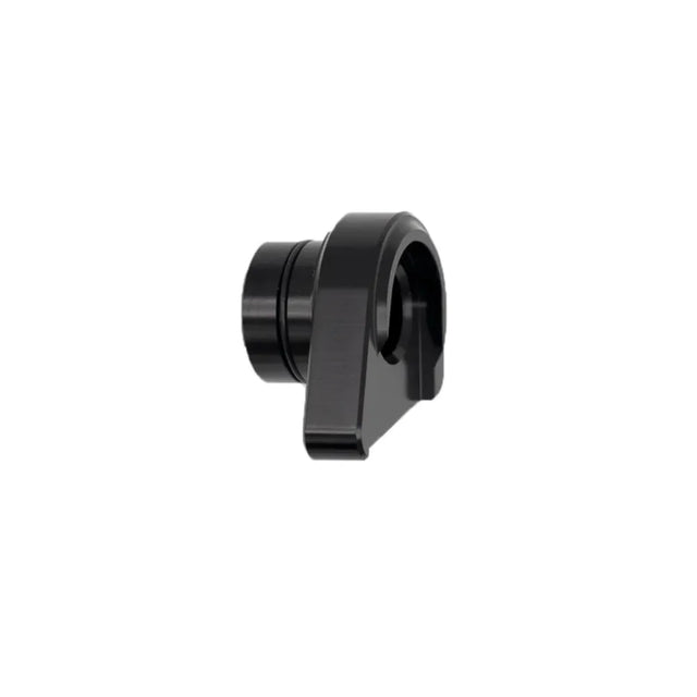 Enviolo Heavy Duty UDH-innsats i svart anodisert metall for modulære trinnløse girnav, adapterkomponent mot hvit bakgrunn