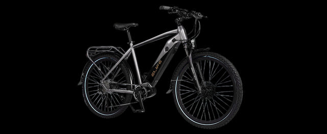 Elife Gaupe IV elsykkel med påsveist bagasjebærer