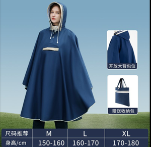 Regnponcho for voksen