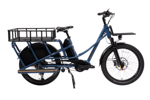 Mechanic Arts Haulr elsykkel med kjededrift for last – elektrisk longtail-sykkel med robust ramme og kraftig motor for tung last