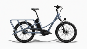 Elsykkel Mechanic Arts Triberide longtail detaljert - beltedrift og bagasjebrett