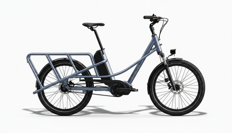 Elsykkel Mechanic Arts Triberide longtail detaljert - beltedrift og bagasjebrett