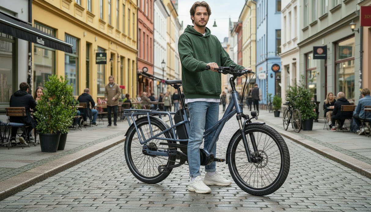 Elsykkel Mechanic Arts Triberide longtail i trondheim - lastesykkel for barn og bagasje