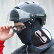Rockbros balaclava i bruk - pustende og vindtett underhelmslue for elsykkel