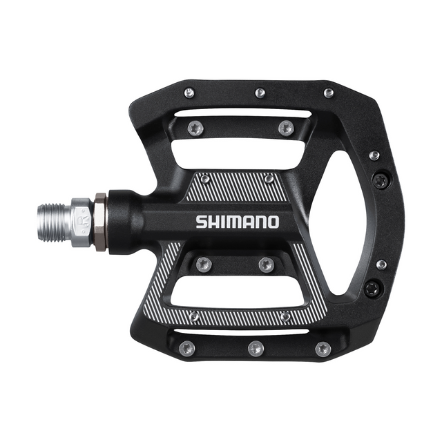 Elsykkel pedaler Shimano PD-GR500 flat pedal svart - plattformpedal for elsykler