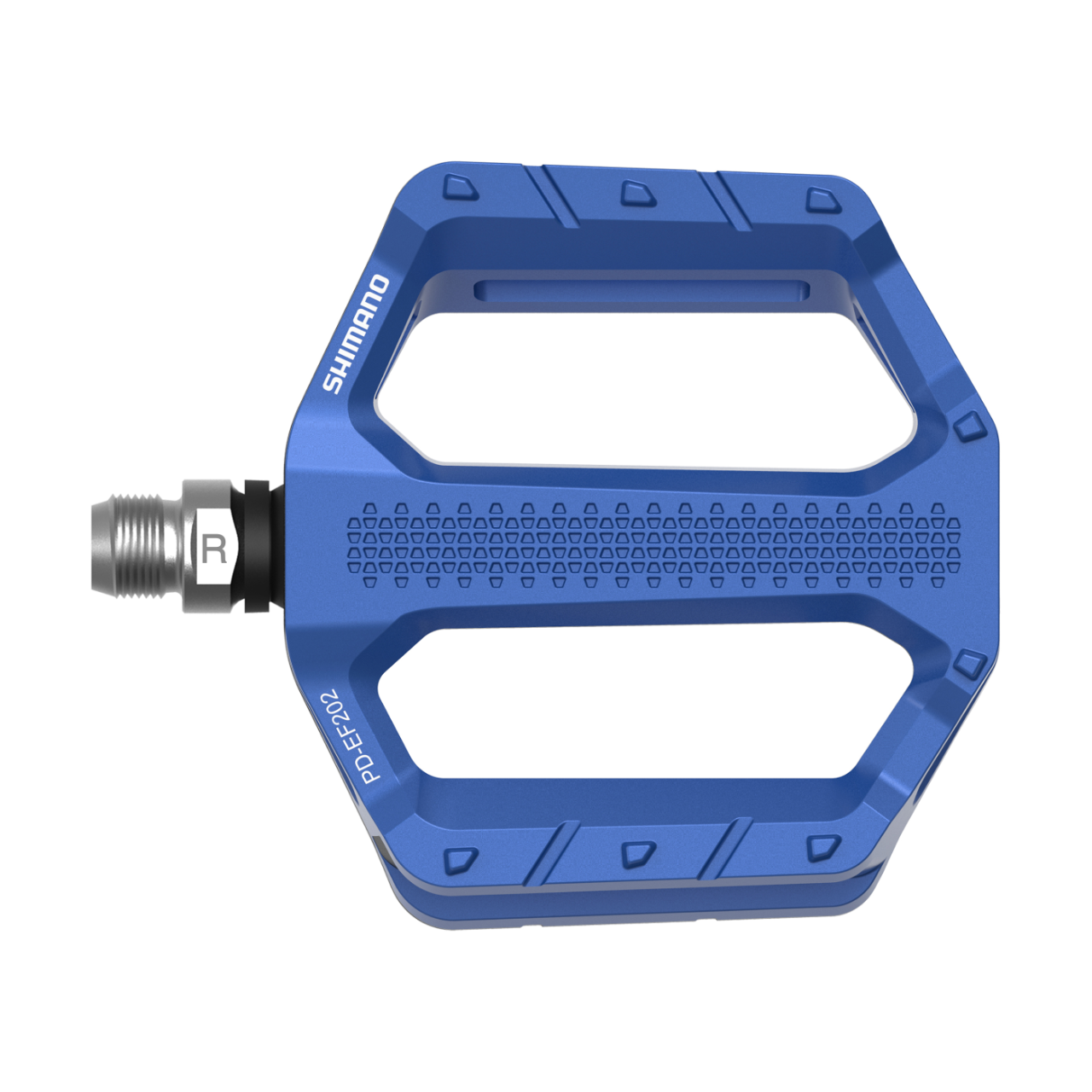 Shimano PD-EF202 flate pedaler til elsykkel - elegant fargefinish og godt grep