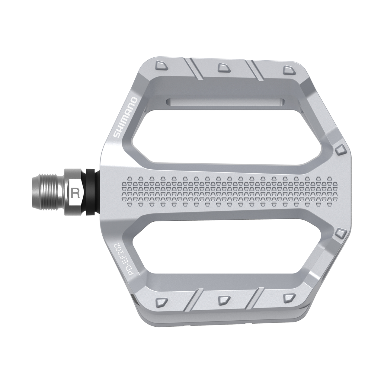 Shimano PD-EF202 flate pedaler til elsykkel - elegant fargefinish og godt grep