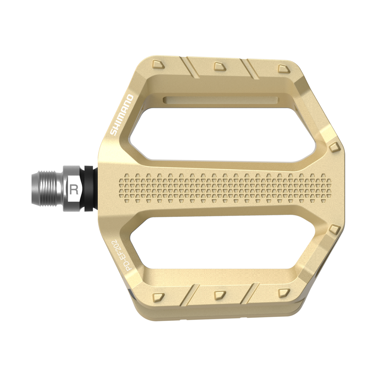 Shimano PD-EF202 flate pedaler til elsykkel - elegant fargefinish og godt grep
