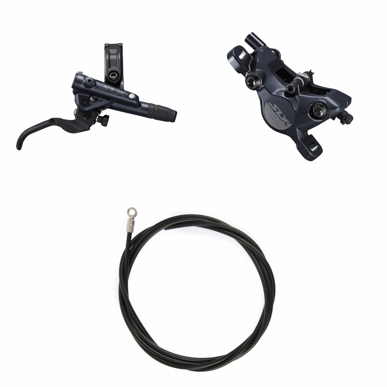Shimano SLX BRM7100 hydrauliske bremser til elsykkel - komplett bremsesett