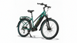 Elife Svane elsykkel i emerald farge med påsveist bagasjebærer og sterk motor