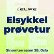 Elsykkel prøvekjøring Oslo - test elsykler gratis hos ELIFE